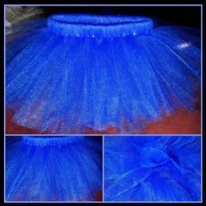 Blue Infant Fluffy Tutu 6-9mos size